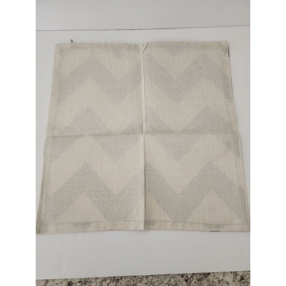 Set of 3 Cozy Polyester Throw Pillow Covers Dusty Blue/Gray 15.5" x 15.5" w/zipp - Picture 11 of 12